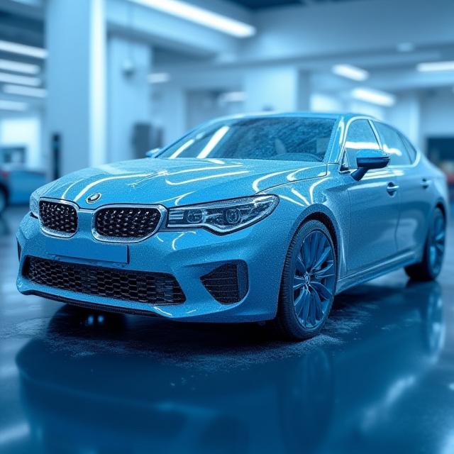 Après lavage - Berline propre