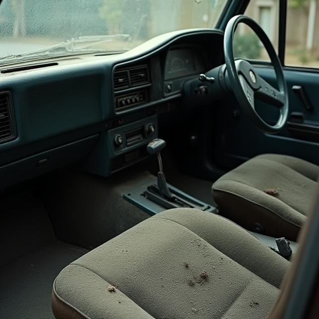 Avant nettoyage - Intérieur poussiéreux